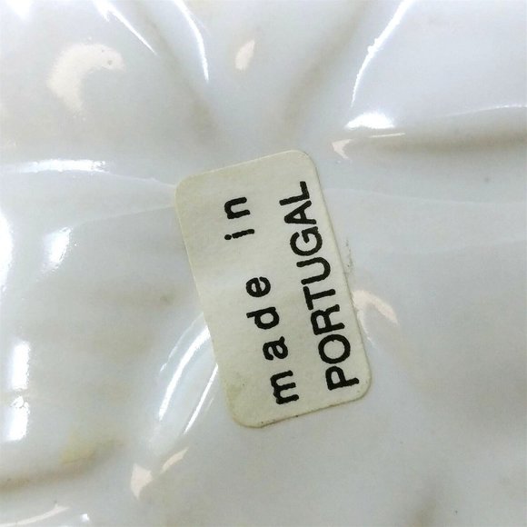 Decorative Fruit Basket Ceramic One Pc. Made in Portugal Vintage Kitchen Decor - Picture 9 of 9